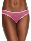 On Gossamer Gossamer Mesh Hip Bikini In Azalea Pink