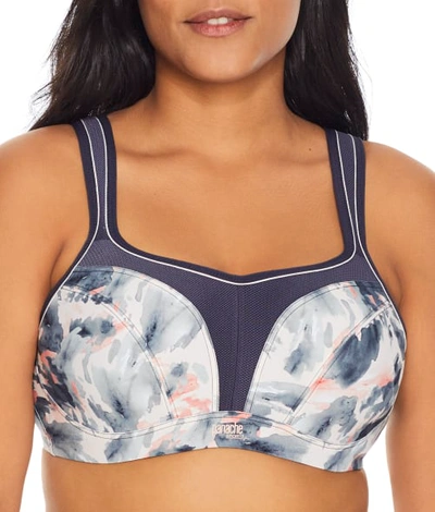 Panache Ultimate High Impact Underwire Sports Bra In Abstract Ink