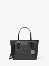 MICHAEL KORS JET SET TRAVEL EXTRA-SMALL LOGO TOP-ZIP TOTE BAG