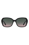 KATE SPADE YVETTE 54MM GRADIENT POLARIZED SQUARE SUNGLASSES