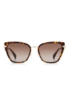 RAG & BONE 56MM GRADIENT CAT EYE SUNGLASSES