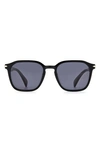Rag & Bone 52mm Square Sunglasses In Black / Grey