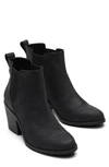 Toms Everly Chelsea Boot In Black Oiled Nubuck
