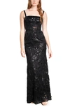 DRESS THE POPULATION ARIA SEQUIN GOWN