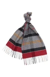 Barbour Inverness Tartan Wool Scarf In Modern Tartan