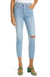 RE/DONE ORIGINALS HIGH WAIST ANKLE JEANS
