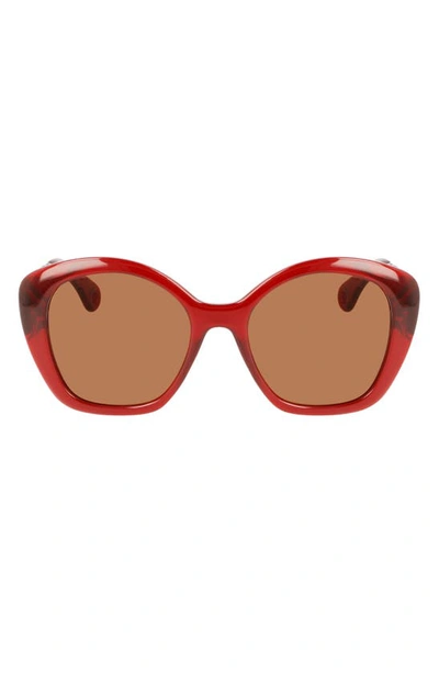 LANVIN BABE 54MM BUTTERFLY SUNGLASSES