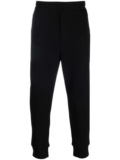 Emporio Armani Elasticated Track Pants In Schwarz