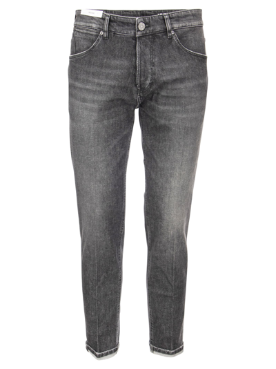 Pt01 Jeans Stretch Vintage Nero In Reggae