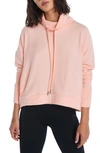 Sweaty Betty Harmonise Luxe Fleece Sweatshirt In Antique Pink