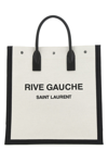 Saint Laurent Two-tone Canvas Rive Gauche Shopping Bag