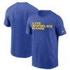 Nike Men's Royal Los Angeles Rams Team Wordmark T-shirt In Royal
