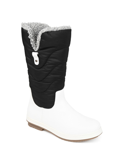 Journee Collection Women's Pippah Cold Weather Boots In White