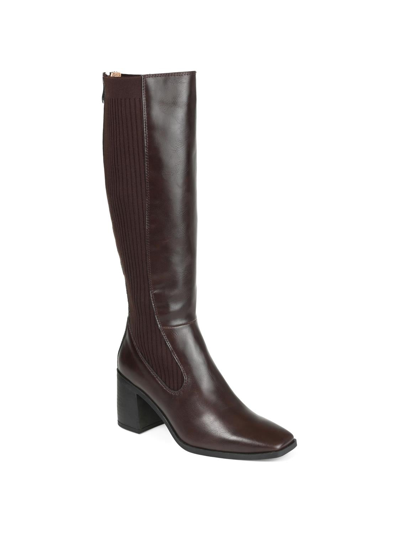 Journee Collection Women's Winny Extra Wide Calf Boots In Brown