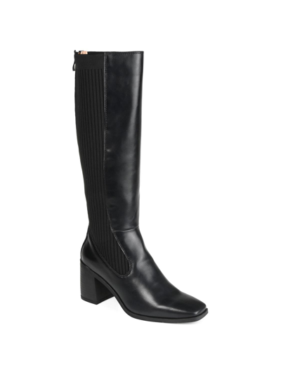 Journee Collection Women's Winny Extra Wide Calf Boots In Black