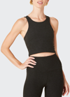 Beyond Yoga Spacedye Studio Cropped Tank In Darkest Night