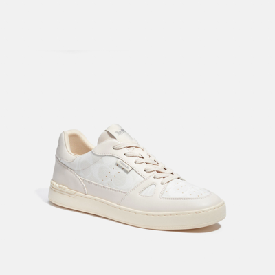 Coach Clip Court Sneaker In White