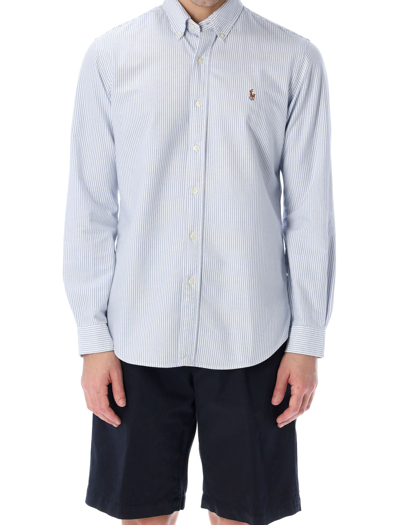 Polo Ralph Lauren Logo Embroidered Buttoned Shirt In Multi