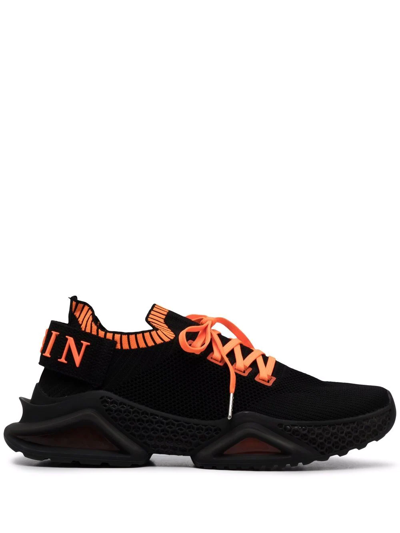 Philipp Plein Runner Iconic Plein 低帮运动鞋 In Black