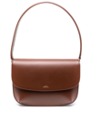 Apc Brown Mini Sarah Shoulder Bag In Brown