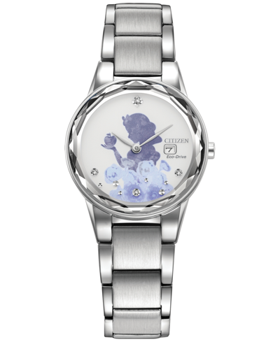 Citizen Disney By  Snow White Silver-tone Stainless Steel Bracelet Watch 30mm