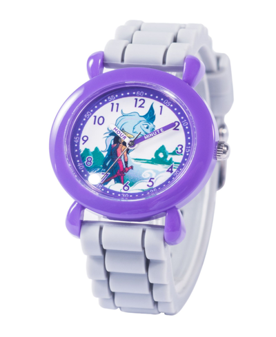 Ewatchfactory Boy's Disney Raya And The Last Dragon Gray Silicone Strap Watch, 32mm
