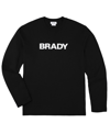 Brady Men's  Black Wordmark Long Sleeve T-shirt In Black