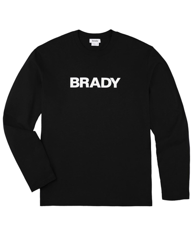 Brady Men's  Black Wordmark Long Sleeve T-shirt