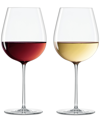 Lenox Tuscany Victoria James Signature Series Warm-region Wine Glasses, Set Of 2 In Clear