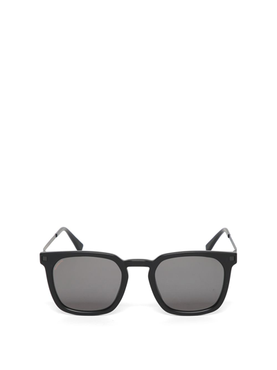 Mykita Borga Polarized Pro Hi-con Square Sunglasses In Black
