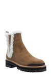 Marc Fisher Ltd Iggie Lug Sole Chelsea Boot In Tobacco/ Natural