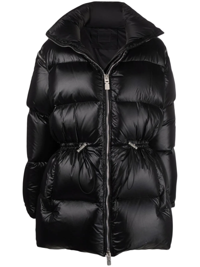 Givenchy Detachable Sleeves Quilted Puffer Jacket In Black