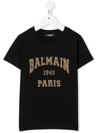 BALMAIN LOGO缀饰棉T恤