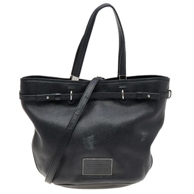 Pre-owned Marc By Marc Jacobs Black Leather Workwear Tote