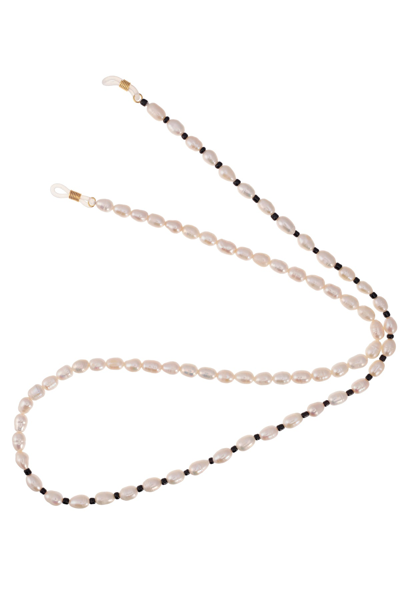 Talis Chains Monochrome Pearl Glasses Chain