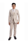 Perry Ellis Solid 5-piece Set In Light Tan