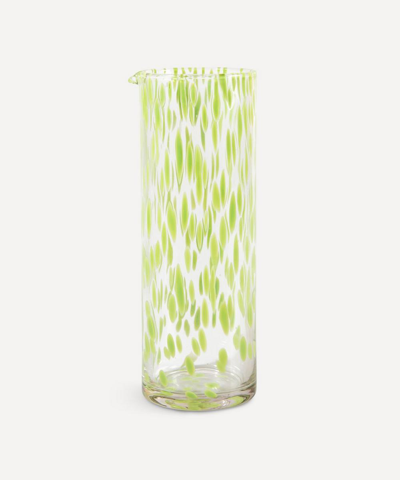 Klevering Tortoiseshell Carafe In Green