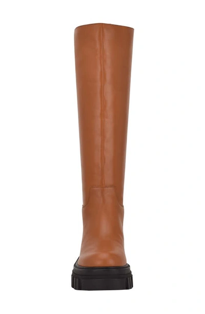 Marc Fisher Ltd Malena Lug Sole Boot In Medium Natural