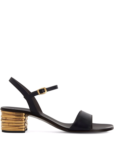 Giuseppe Zanotti Rhea 40mm Sandals In Black