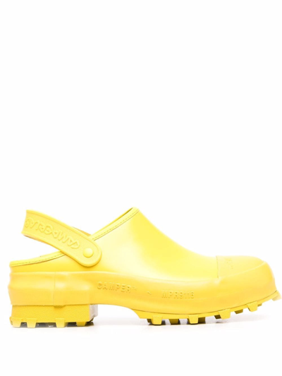 Camperlab Traktori Closed Toe Sandals In Yellow