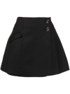 Anna Quan Black Jenna Short Skirt In Schwarz