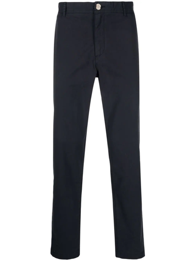 Woolrich Cotton Trousers In Blue
