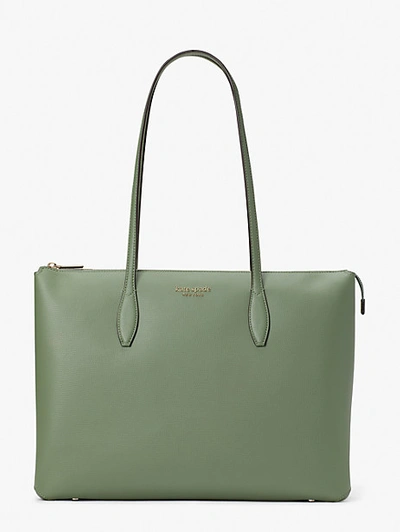 Kate Spade All Day Large Zip-top Tote In Romaine