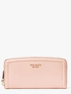 Kate Spade Knott Slim Continental Wallet In Coral Gable