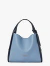 Kate Spade Knott Colorblocked Medium Crossbody Tote In Morning Sky Multi