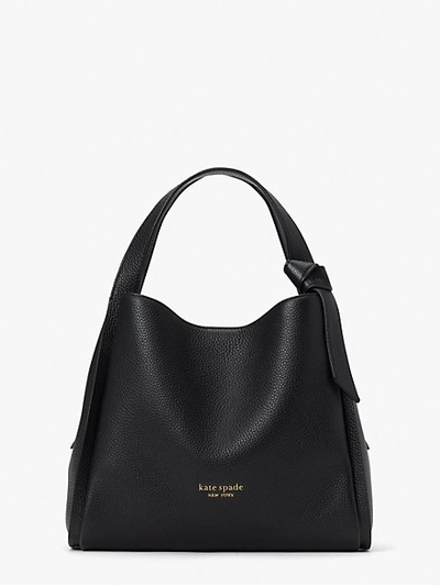 Kate Spade Knott Medium Crossbody Tote In Black