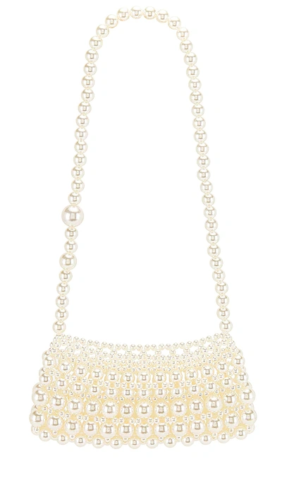 8 Other Reasons Pearl Shoulder Bag In White