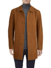 Cole Haan Italian Wool Blend Overcoat In Camel