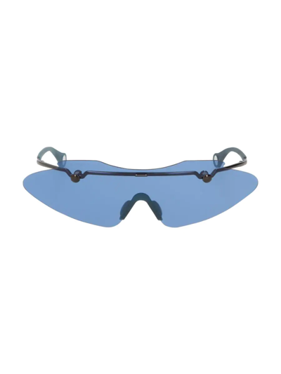 Fenty Women's Centerfold 130mm Mask Sunglasses In Blue