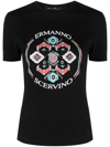 ERMANNO SCERVINO ABSTRACT LOGO PRINT T-SHIRT